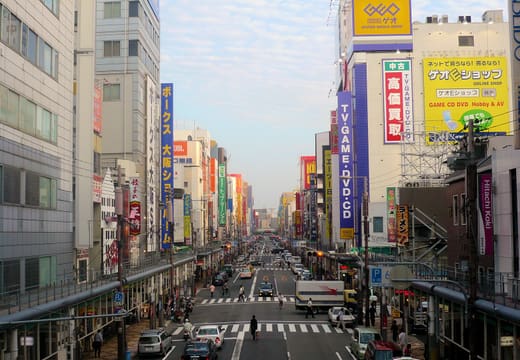 Den Den Town and Ota Road, Nipponbashi