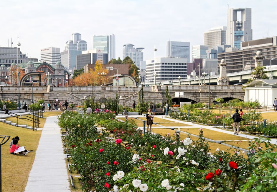Nakanoshima Park, Nakanoshima and Kitahama, Osaka